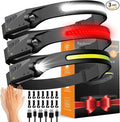 Headlamp Rechargeable 3 Pack, 230° Wide Beam Running Head Lamp Hands Free by CANKROO