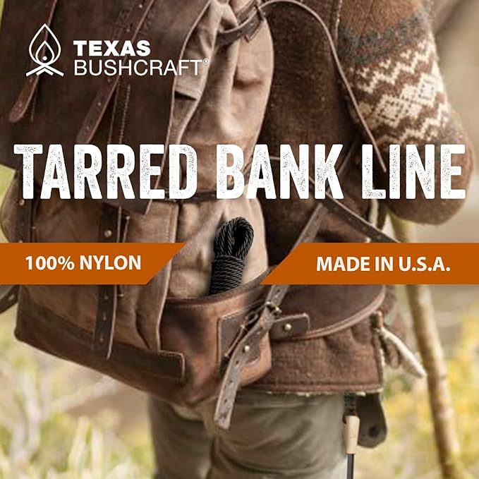 Texas Bushcraft Tarred Bank Line Twine - Image 3