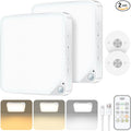 Rechargeable 8W Motion Sensor Ceiling Light Indoor, Wireless Magnetic Stick on by ShunFSC
