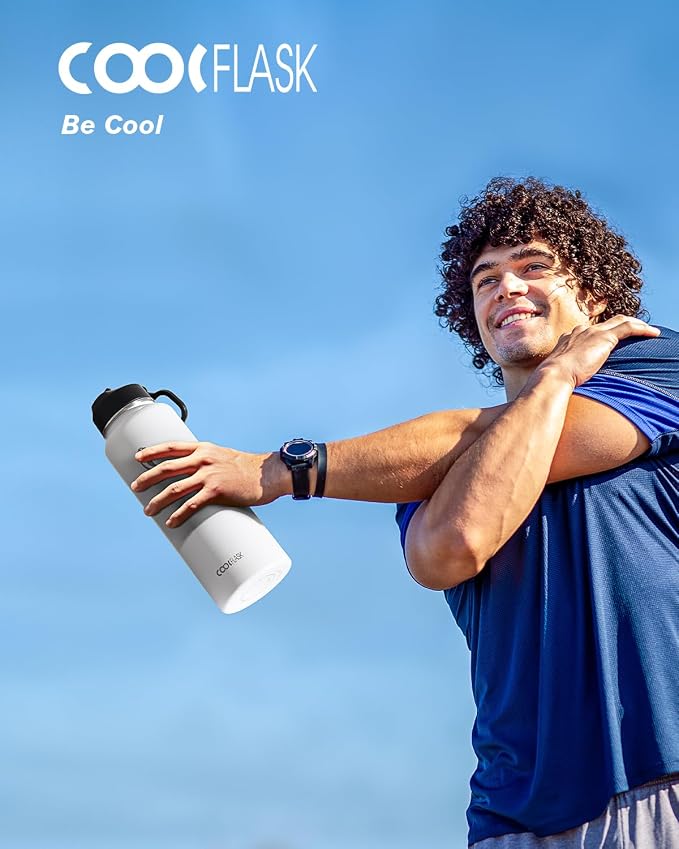 Coolflask Water Bottle 40 oz Insulated - Image 6