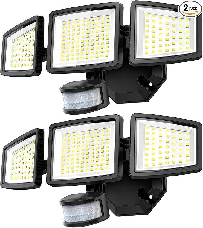 LED Security Lights Motion Sensor Light Outdoor, Waterproof, Flood Light by Lightupyourwayhome