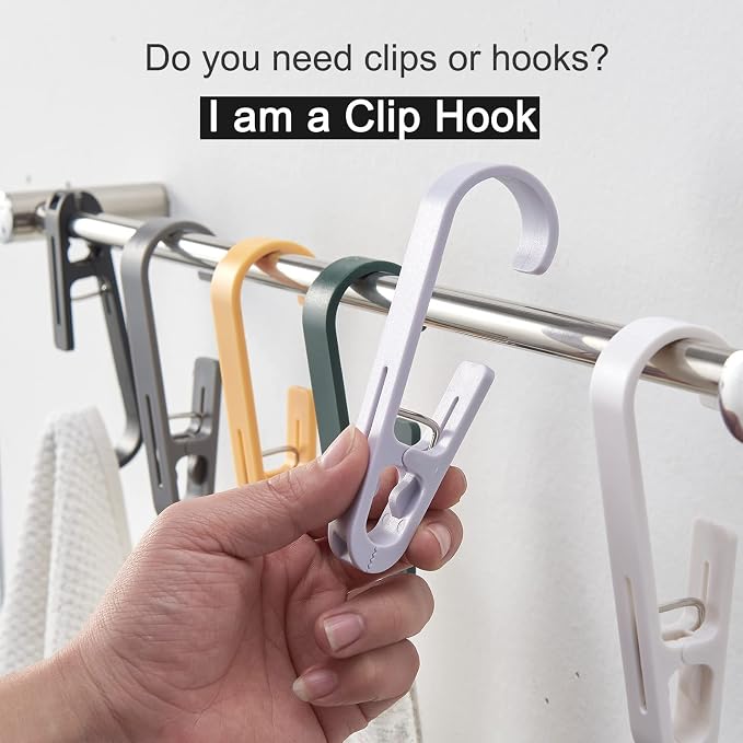 Large Laundry Hook Clothes pins 12pcs Sock Clip Laundry Clips - Image 7