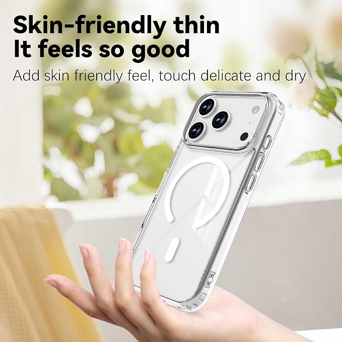 Magnetic Designed for iPhone 17 Pro Case Clear - Image 6