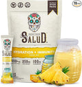 Salud 2-in-1 Hydration Packets + Immunity Electrolytes Powder, Pineapple by TasteSalud