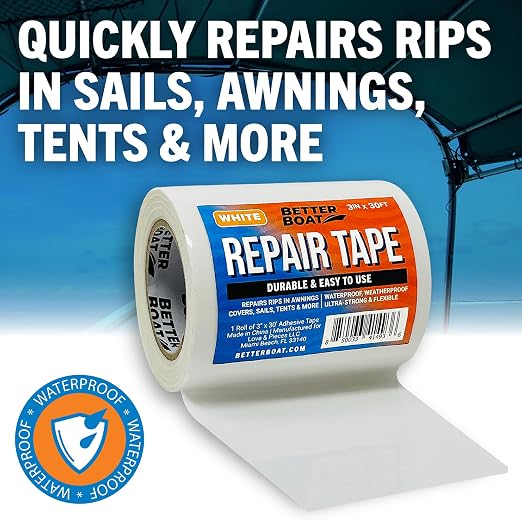 Better Boat Repair Tape for Fabric and Vinyl 30ft x 3in, Heavy Duty - Image 5