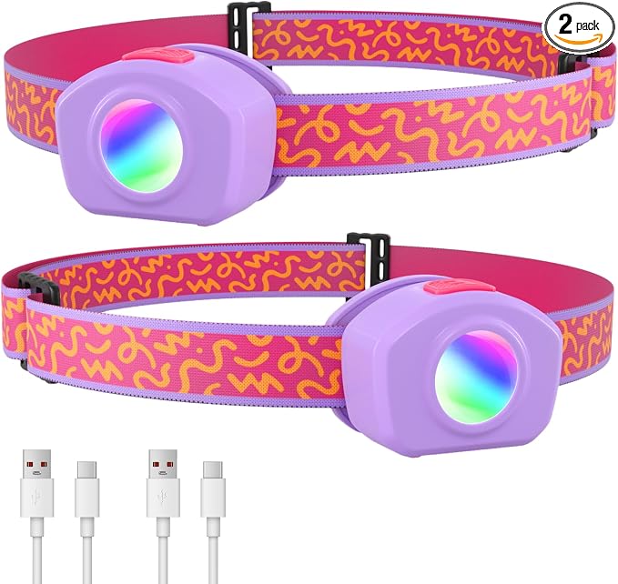 EverBrite LED Headlamp Rechargeable Kids Headlamp by EverBrite