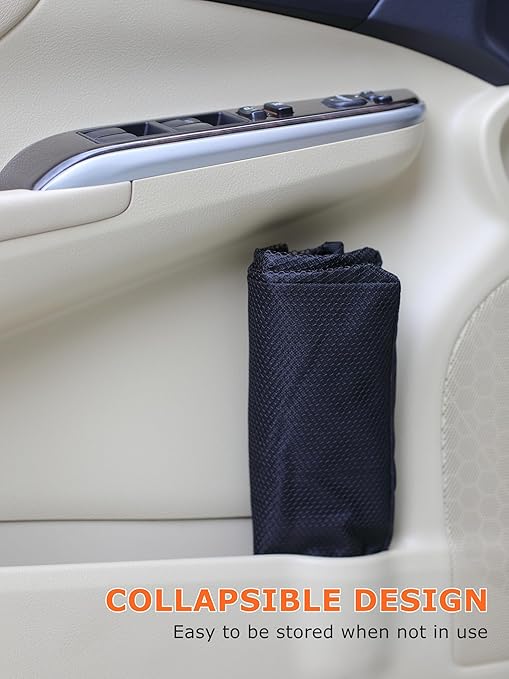 Ginsco New Leak-Proof Travel Car Trash Bag, 3.5 Gallons Large Capacity Hanging - Image 7