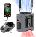 Socool 14500mAh Portable Waist Fan Clip on Belt 360 Rotation Wearable by Socoolfancoolinhand