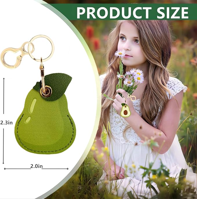 Leather Keychain Holder Case Compatible - Image 2