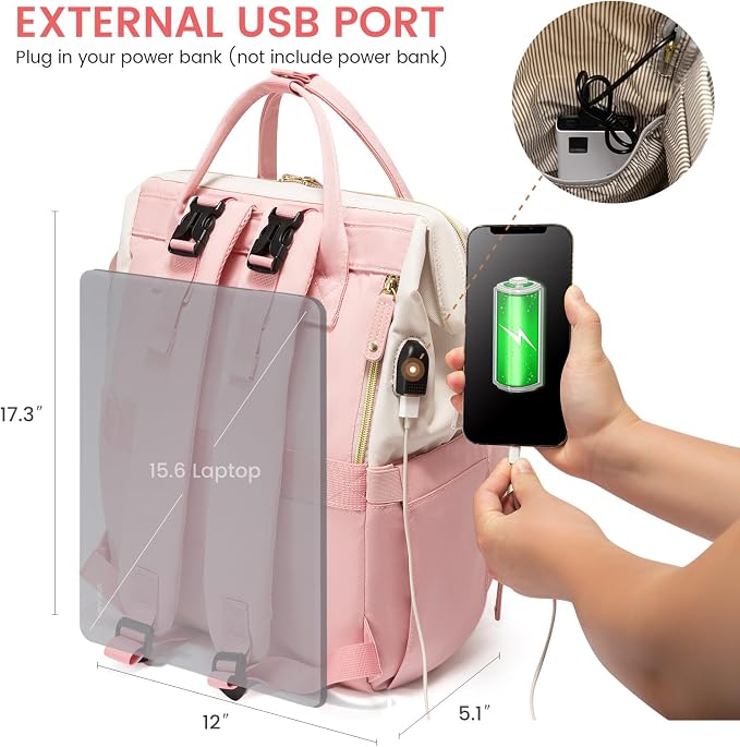 LOVEVOOK Diaper Bag Backpack, Baby Bag - Image 5
