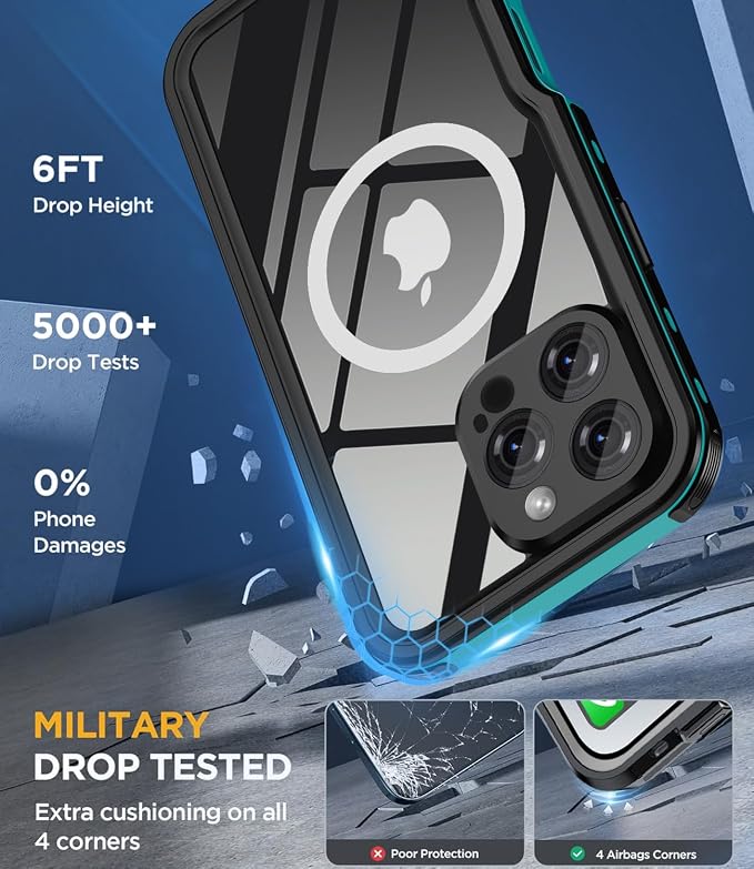 for iPhone 16 Pro Max Case Waterproof | Shockproof Dust Proof Phone Case Cover - Image 4
