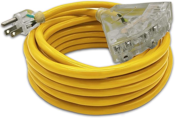 25 ft Outdoor Extension Cord Waterproof - Image 2