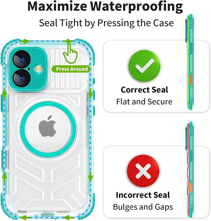 for iPhone 16 Waterproof Case, Compatible - Image 7