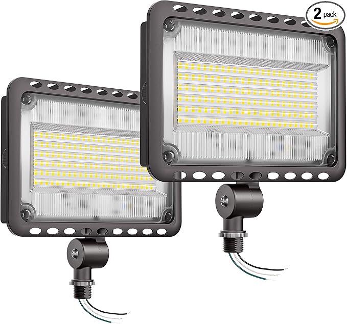 CINOTON 120W LED Flood Lights Outdoor, IP65 Waterproof Exterior Security Wall by CINOTON