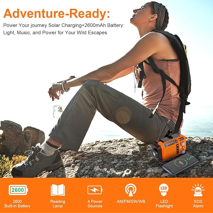 Hand Crank Emergency Weather Radio - Image 7