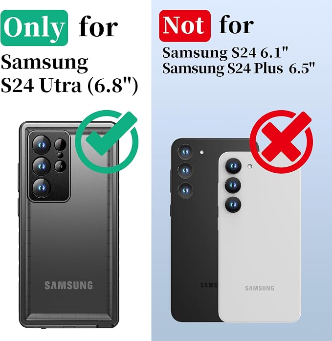 Cozycase for Samsung Galaxy S24 Ultra Waterproof Case - Image 2