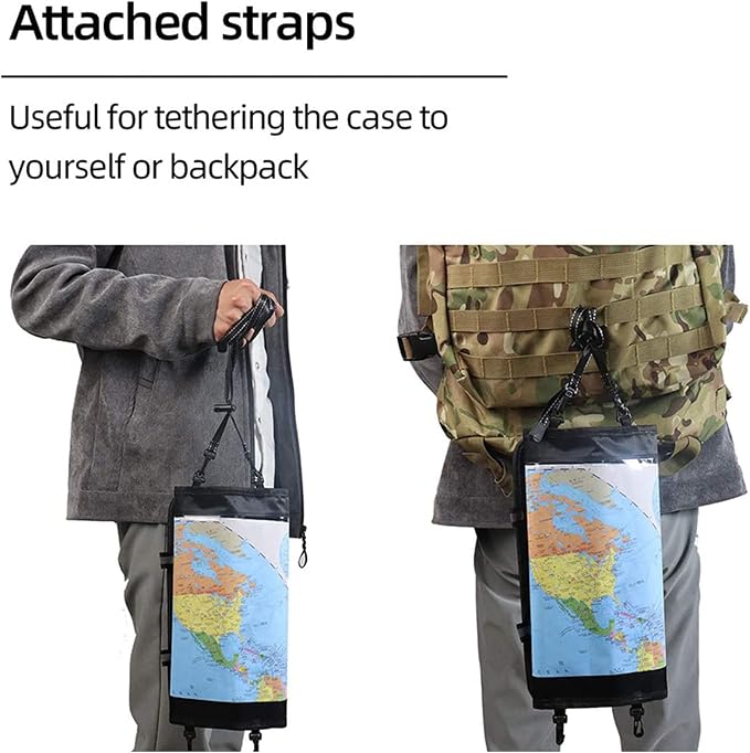 Waterproof Map Case, Map Pouch, Map Case Waterproof Military, Hiking Map Pouch - Image 4