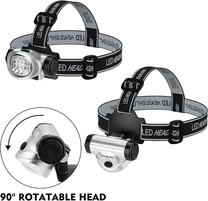 EverBrite 5-Pack LED Headlamp, 4 Lighting Modes, Pivoting Head - Image 3