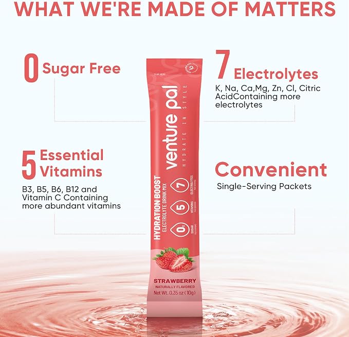 Venture Pal Sugar Free Electrolytes Powder Packets - Image 4