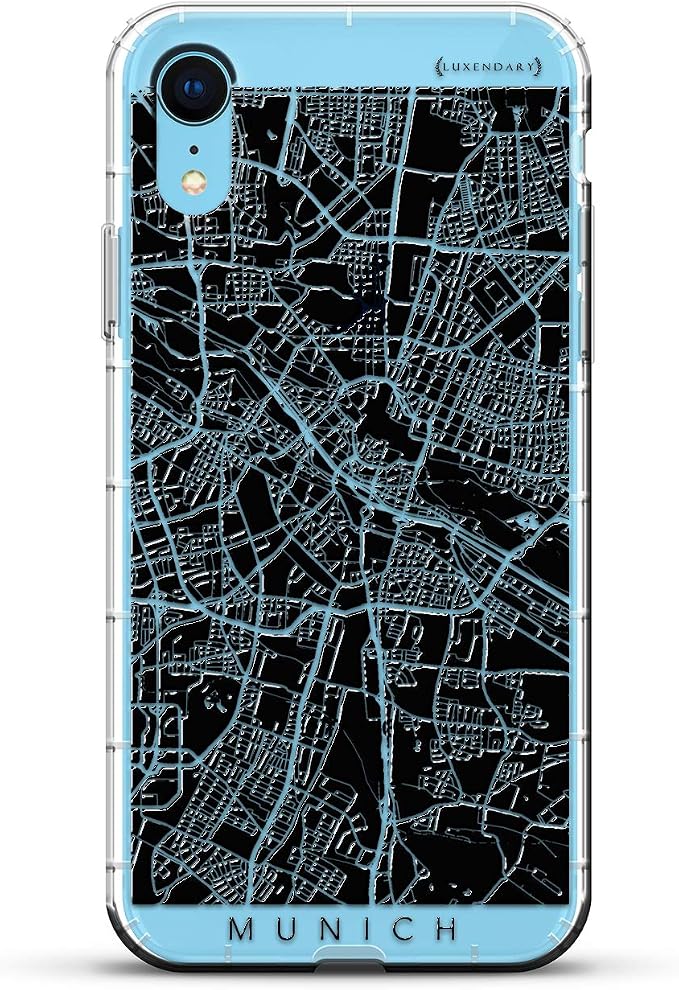Munich Streets Map | Luxendary Air Series Clear Silicone Case - Image 4