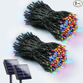 2 Pack 200 LED Solar Christmas Lights Outdoor, Solar String Lights by EEW
