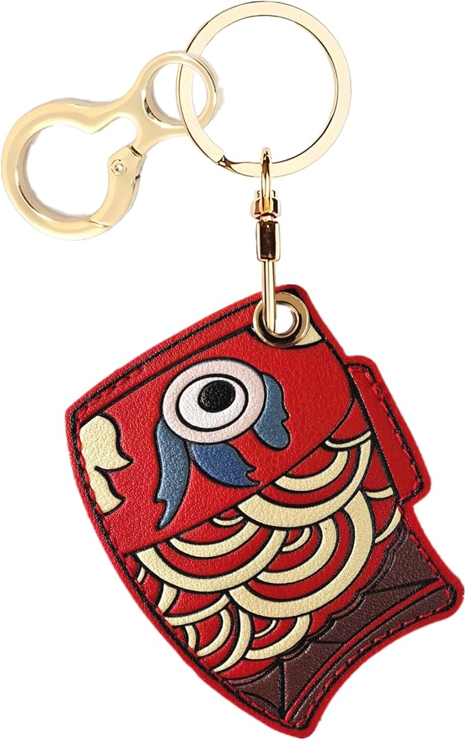 BORKUANA Leather Keychain Holder Case Compatible by BORKUANA