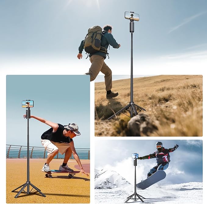 Fuloview Auto Face Tracking Tripod, 360° Rotation Follows Your Movement - Image 4