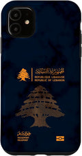 Lebanon, Lebanon Passport, Lebanon Flag, Lebanon map. Case by Unknown