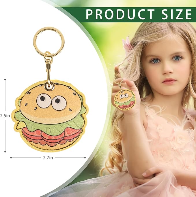 Leather Keychain Case Holder Compatible - Image 2