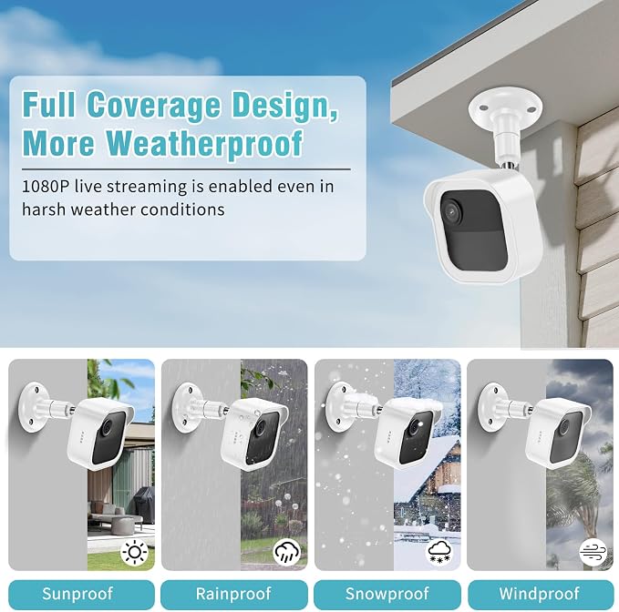 Wall Mount for Blink Outdoor Cameras, 5 Pack Weatherproof Housing, 360 Degrees - Image 7