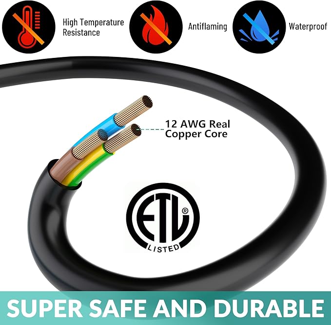 Outdoor Extension Cord 25 Ft - Image 3