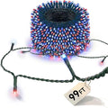 LitHome 4th of July Decorations Outdoor Waterproof, 99FT 300 LED String Lights by LitHome