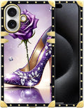 for iPhone 17 Case Luxury Golden Decoration by Unknown