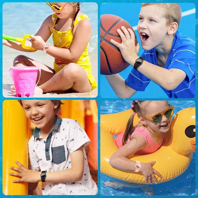 Waterproof Bracelet for Airtag Kids 2 Pack, Soft Nylon Hidden Air Tag Wristband - Image 7