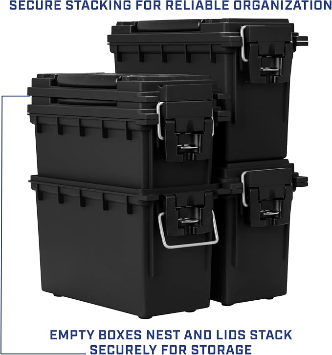 Sheffield 12790 2-Pack Ammo Storage Box, Mothers Day Gifts, .30 Cal Field Boxes - Image 6