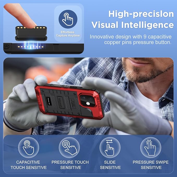 Mitywah Waterproof Case for iPhone 16, Shockproof Heavy Duty Case - Image 7