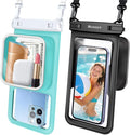 Niveaya 2 Pack IPX8 Waterproof Phone Pouch, Large Space Cell Phone Pouch by Niveaya