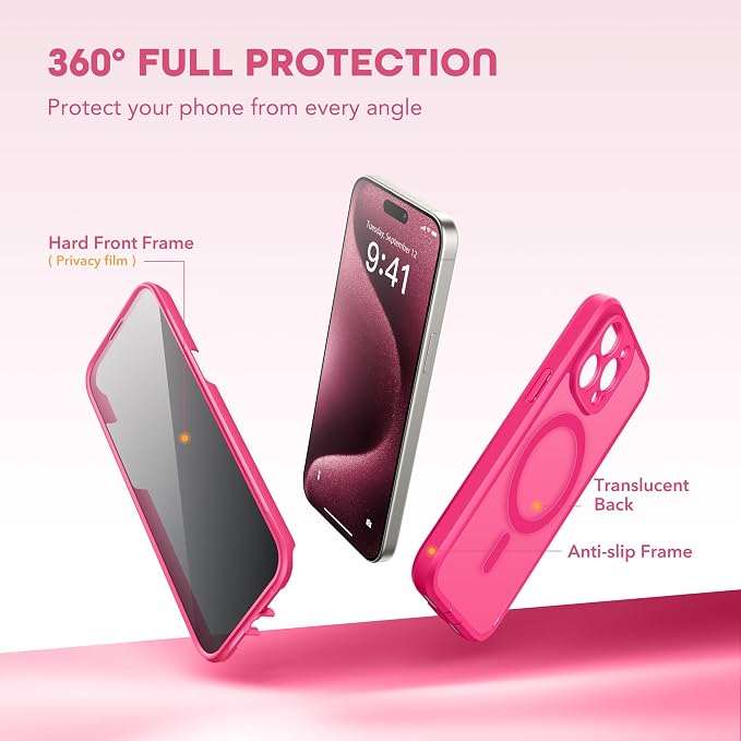 TIESZEN for iPhone 15 Pro Max Case, Compatible - Image 3