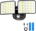 Rechargeable Motion Sensor Outdoor Light, Battery Operated Lights by YTKIH