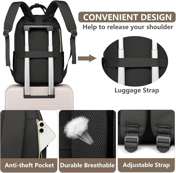 Laptop Backpack for Women Work Bag - Image 5