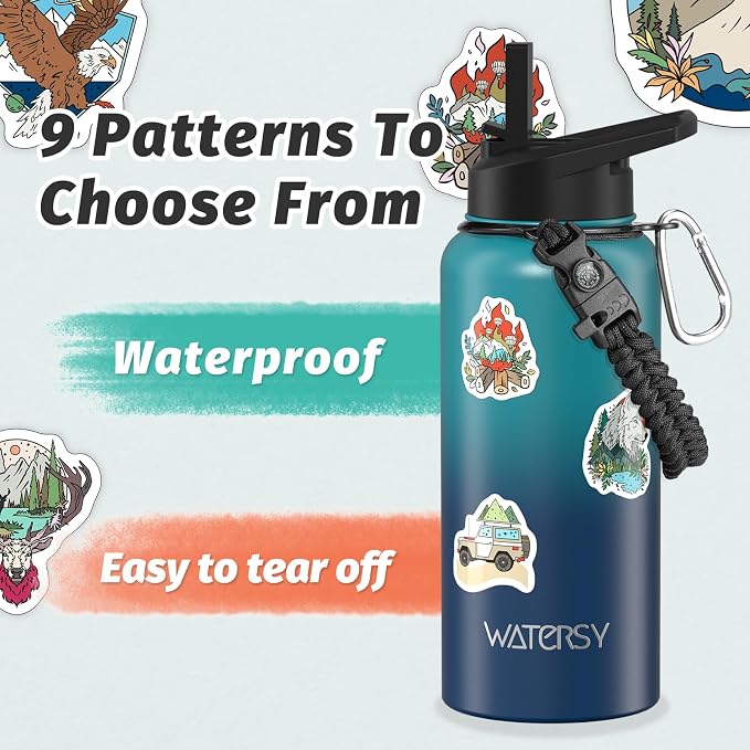 32oz Insulated Water Bottle, BPA Free&Leak Proof, Stainless Steel Water Flask - Image 4