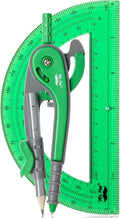 Mr. Pen- Geometry Compass and Protractor Set, 6 Inch Compass, 6 Inch Protractor by MrPen