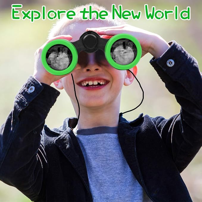 Scotamalone Kids Binoculars Shock Proof Toy Binoculars Set - Image 4