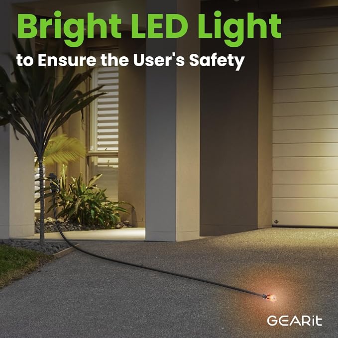 GEARit 100 Ft Extension Cords 16/3 Gauge 360° Rotating Plug Outdoor/Indoor SJTW - Image 5