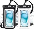 JOTO 2 Pack Universal Waterproof Phone Case by JOTO