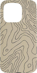 Coyote Country Guide Lines Topographical Contour Map Case by Unknown