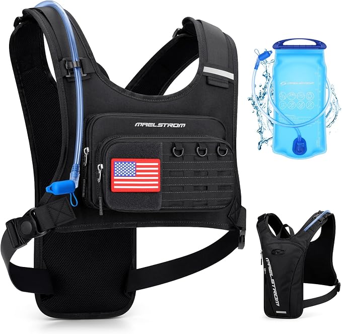 Maelstrom Running Vest, Detachable Hydration Backpack by Maelstrom