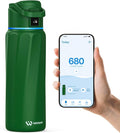 BOOST Smart Water Bottle with Reminder & Tracker, Double Wall Vacuum Insulated by WATERH