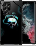 for Samsung Galaxy S23 Ultra Case, Skeleton Winding Snake Pattern Graphic by FKBRCL4U