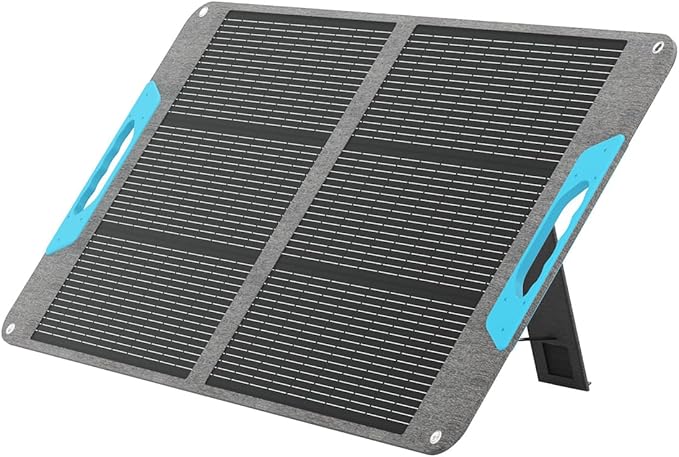 Renogy 100 Watt Solar Panel, N-Type 100W Portable Solar Panels w/Kickstands by RenogySolar